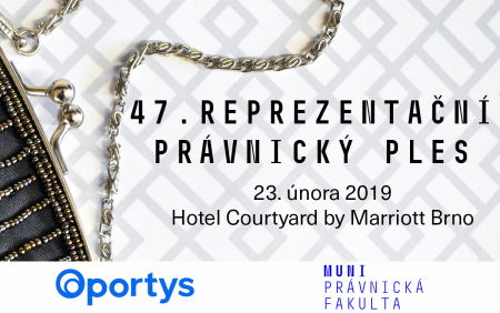 Oportys hlavním partnerem 47. reprezentačního právnického plesu PrF MUNI - sobota 23.2.2019 Hotel Courtyard by Marriott